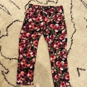 Floral trousers
